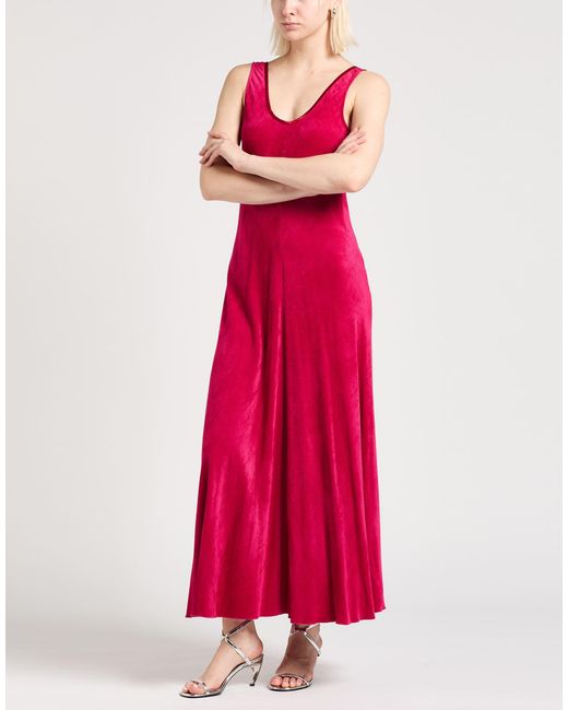 Forte_forte Red Maxi Dress Viscose