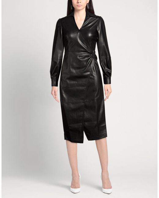 Nenette Black Midi Dress