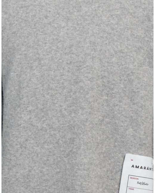 Amaranto Gray Sweater Wool, Nylon, Elastane for men