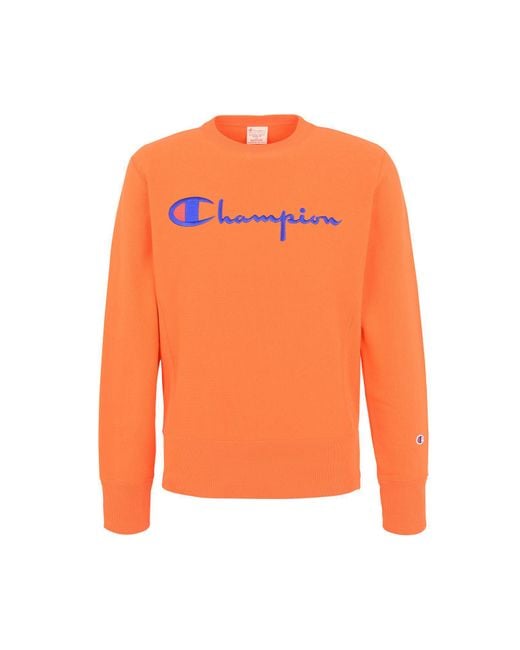 Champion Orange Sweatshirt for men