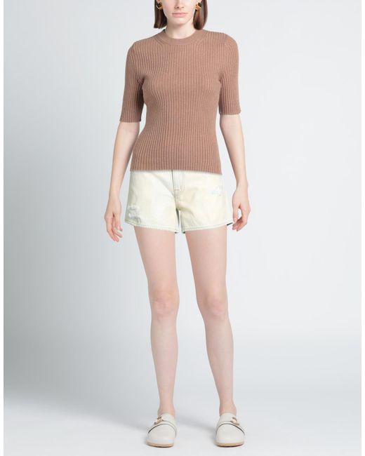 People Natural Denim Shorts Recycled Cotton, Cotton