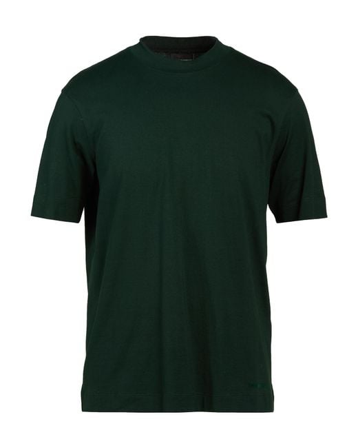 Emporio Armani Green T-Shirt Cotton for men