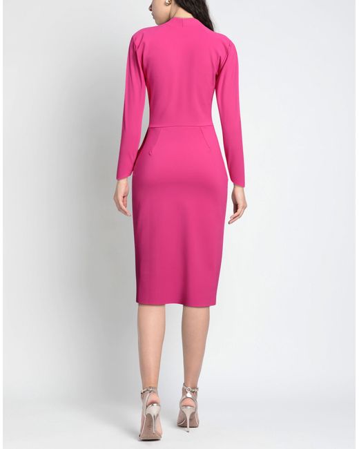 La Petite Robe Di Chiara Boni Pink Midi-Kleid
