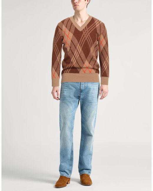 Pullover Roberto Collina de hombre de color Brown