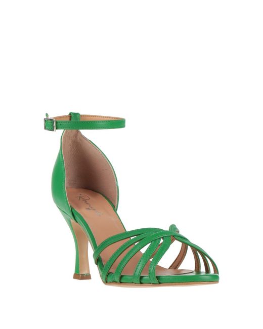 RANYÉ Green Sandals