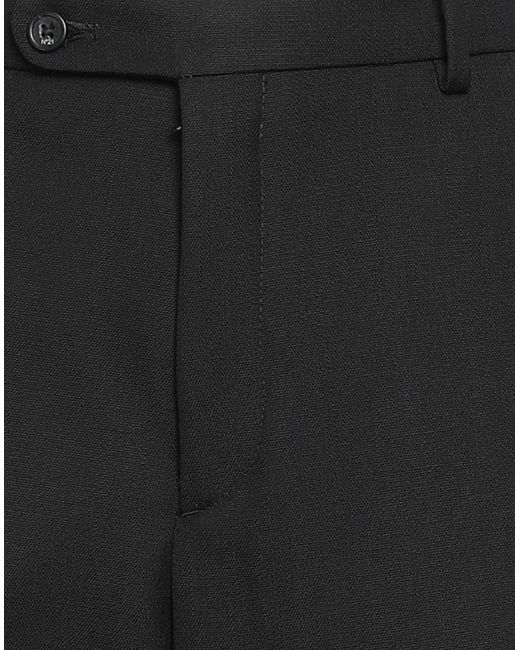 N°21 Black Pants Polyester, Wool