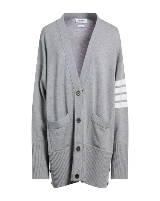 Thom Browne Gray Cardigans