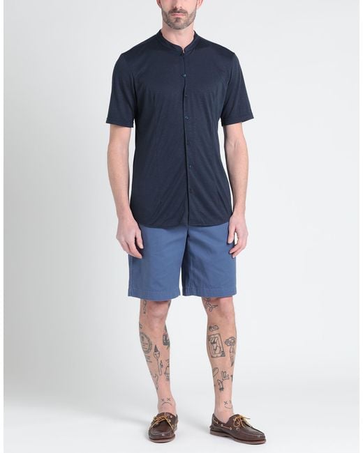 Daniele Alessandrini Blue Shirt for men