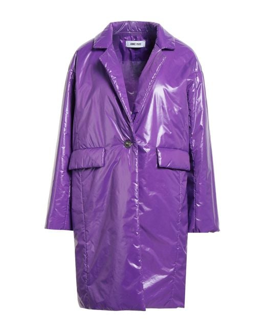 ANNIE PARIS Purple Coat Polyamide