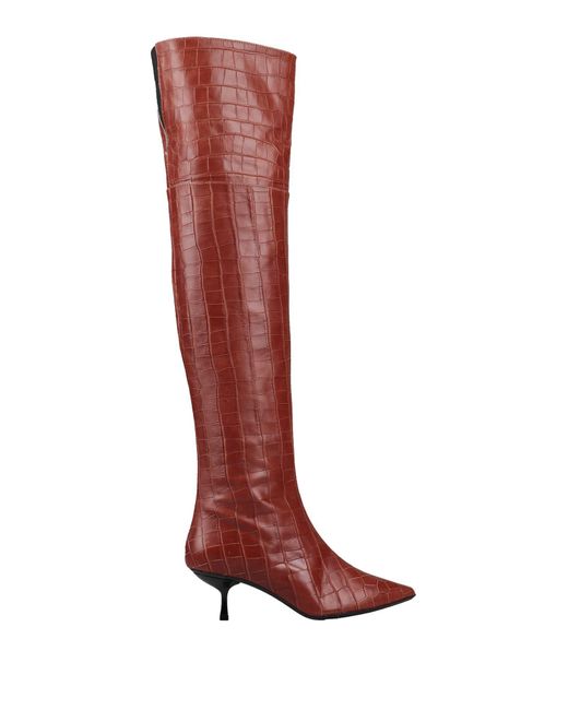 NCUB Red Knee Boots