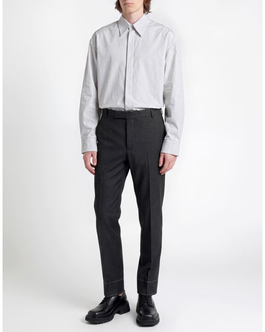 Dunhill Black Pants Wool for men