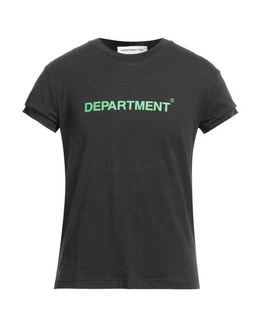 Department 5 Black T-shirt for men