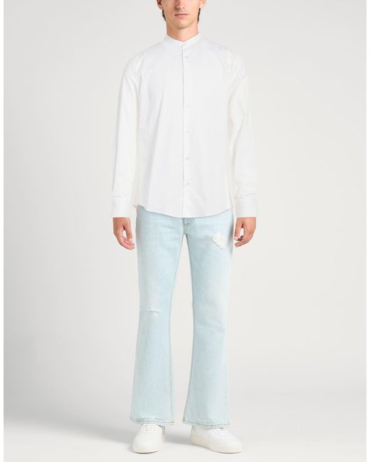 Saucony White Shirt Cotton for men