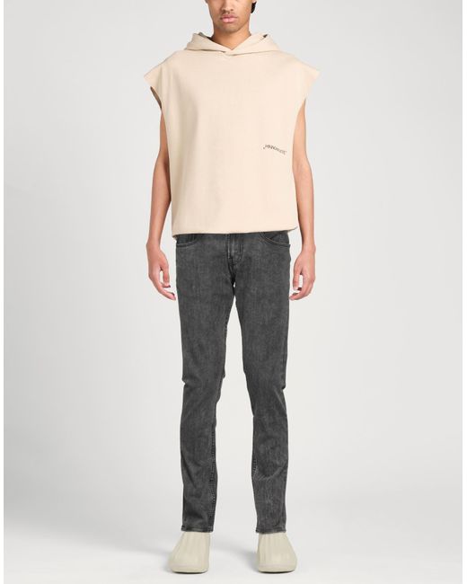 Quiksilver Gray Jeans Cotton, Polyester, Elastane for men