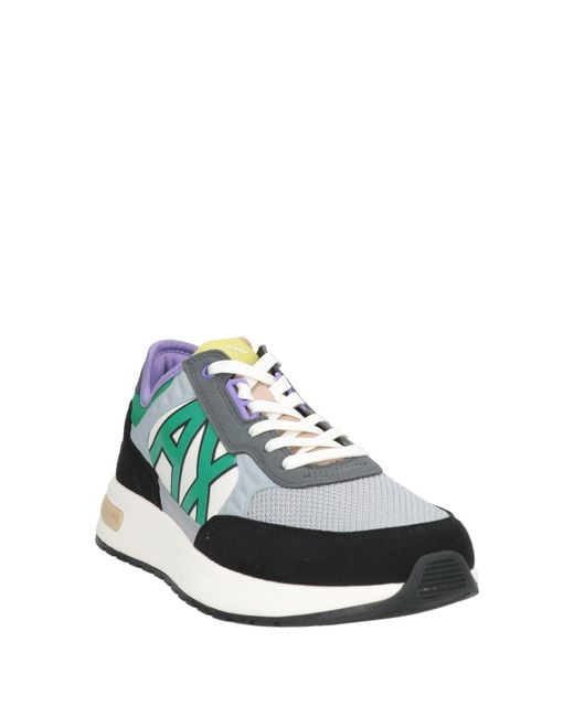 ARMANI EXCHANGE Green Trainers for men