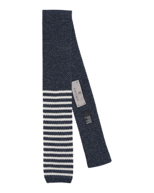 Corbata y pajarita Canali de hombre de color Blue