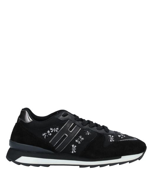 Hogan Rebel Black Trainers