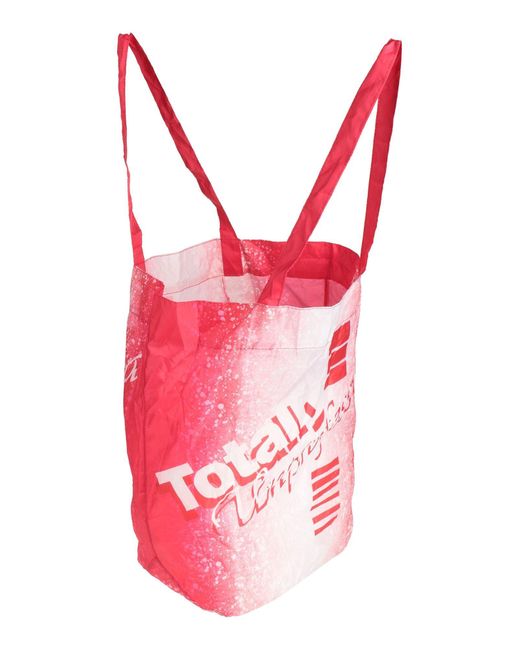 Martine Rose Pink Coral Shoulder Bag Polyethylene, Polyurethane for men