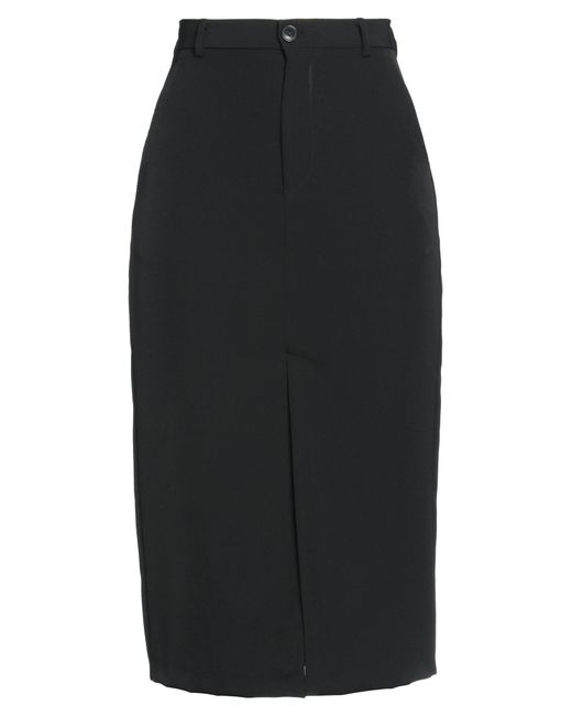 ViCOLO Black Midi Skirt