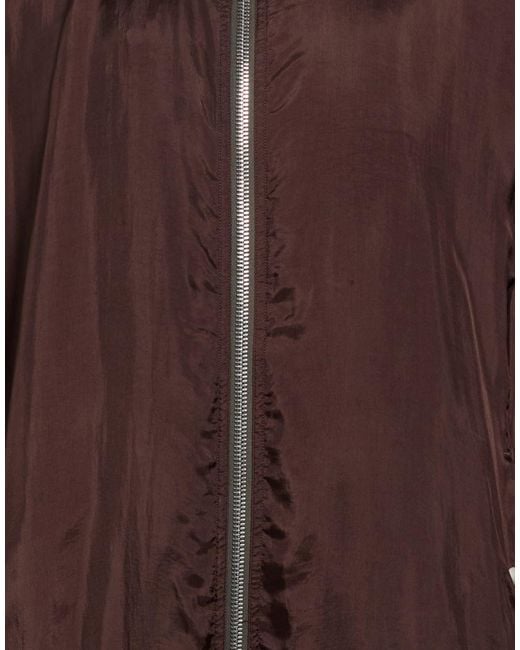 Rick Owens Brown Jacket Cupro for men