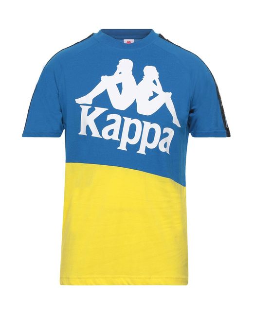 Kappa Cotton T-shirt in Azure (Blue 