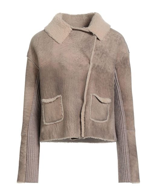 Transit Brown Shearling- & Kunstfell