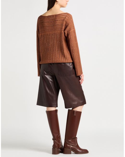 Ermanno Scervino Brown Pullover