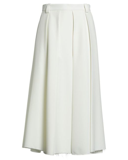 Department 5 White Midi Skirt Polyester