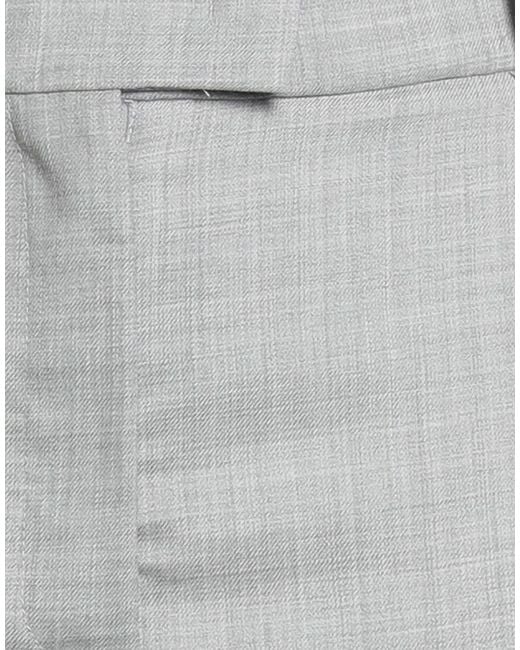 Grifoni Gray Light Pants Virgin Wool