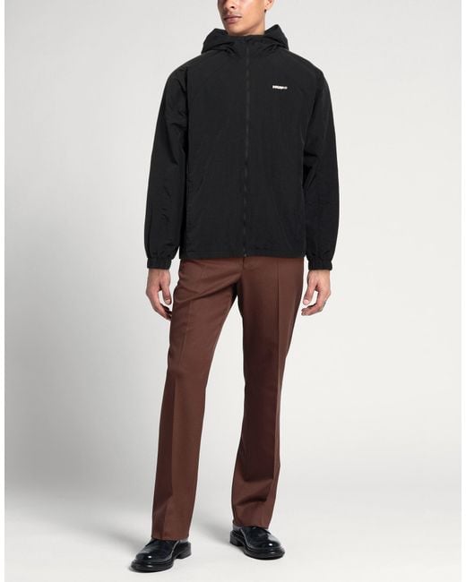 Huf Black Overcoat & Trench Coat for men
