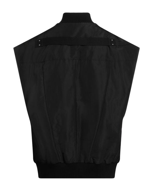 Rick Owens Black Gilet for men