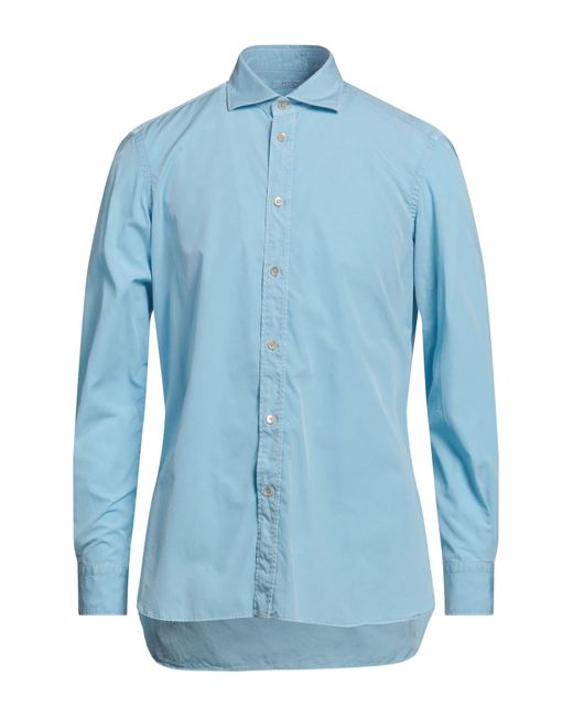 Boglioli Blue Shirt for men