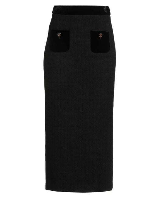 Sandro Black Midi Skirts