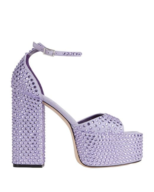Paris Texas Purple Sandals