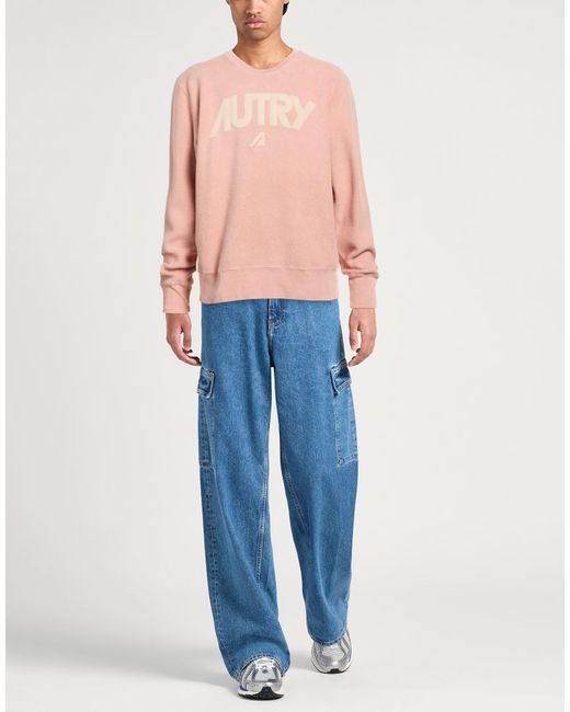 Autry Pink Sweatshirt for men