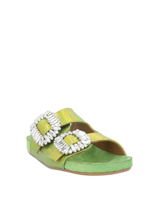 Toral Green Sandals