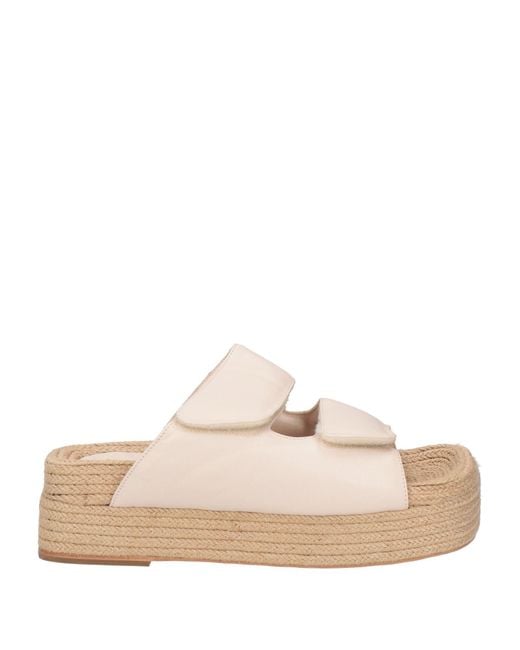 Paloma Barceló Natural Espadrilles