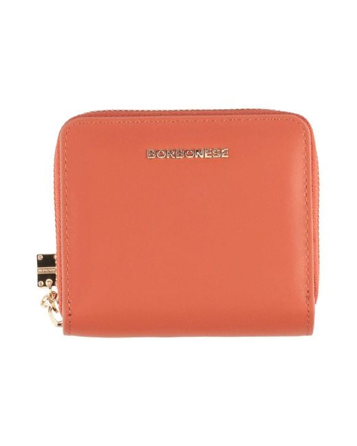 Borbonese Orange Brieftasche