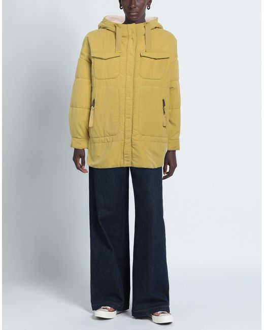 Manteau long MAX&Co. en coloris Yellow