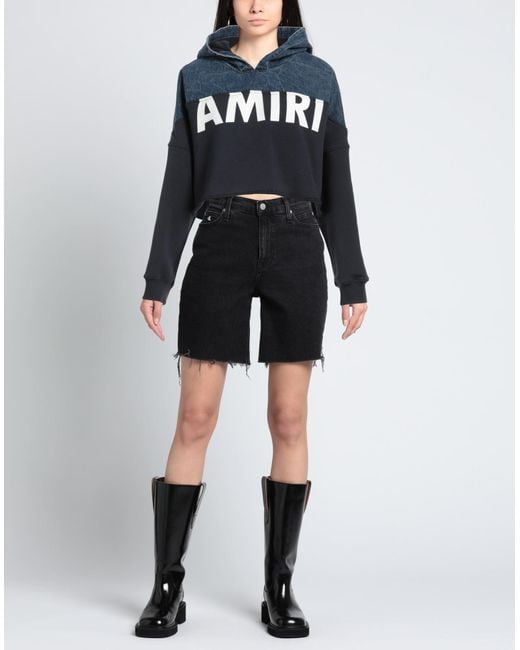 Amiri Blue Sweatshirt Cotton