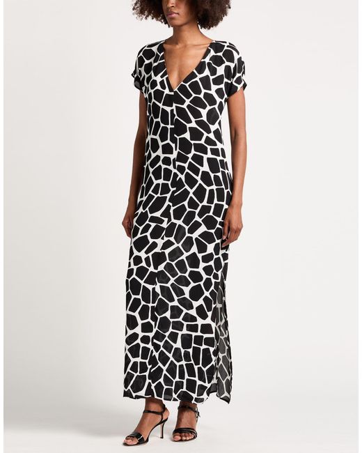 Carla G White Maxi Dress Viscose