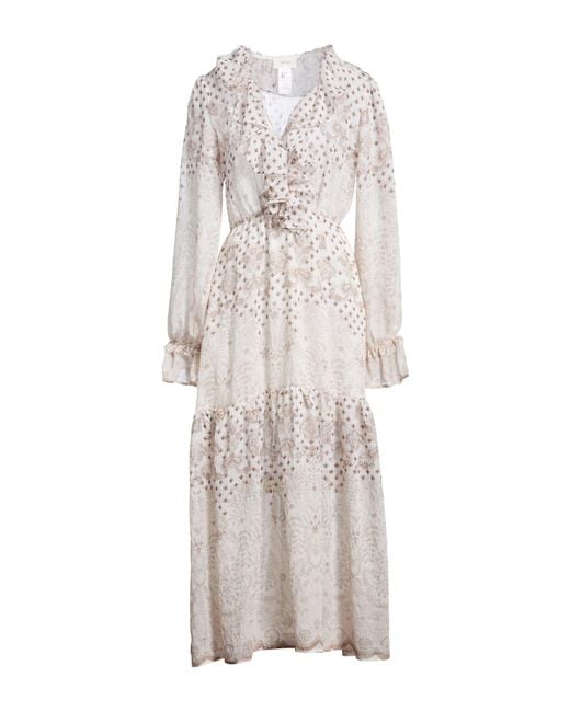 ViCOLO White Maxi Dress Lyocell, Nylon