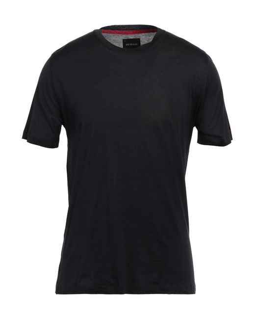 Kiton Black T-shirt for men