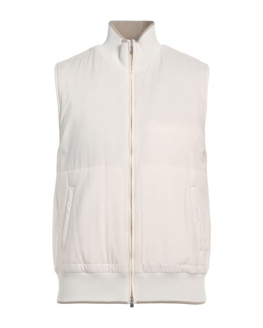 Gran Sasso White Ivory Vest Cotton for men