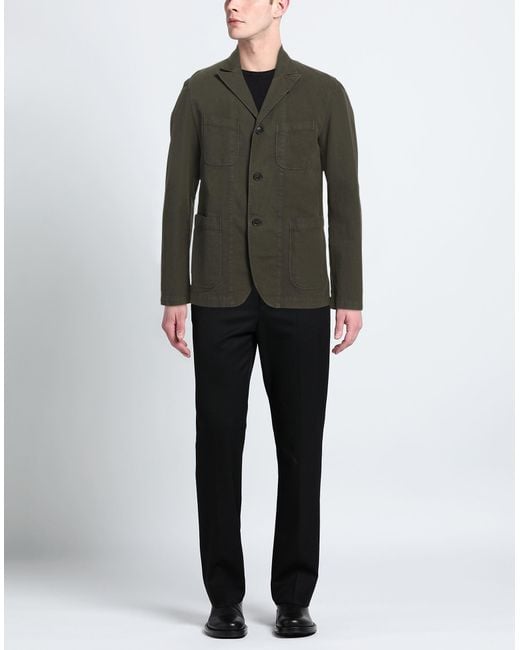 Montedoro Green Blazer for men