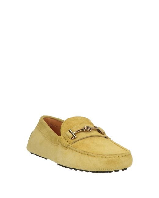Tod's Yellow Loafers Leather