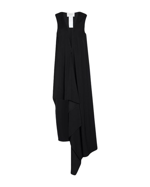 Sportmax Black Midi Dress Viscose