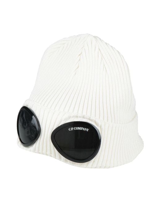 C P Company White Hat for men