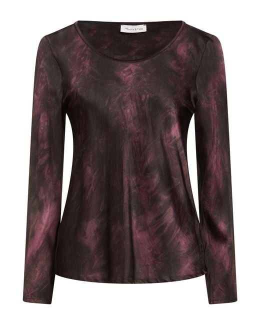 Manila Grace Brown Top Viscose, Elastane