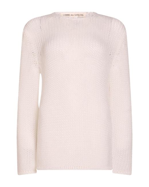Comme des Garçons Pink Sweater Nylon